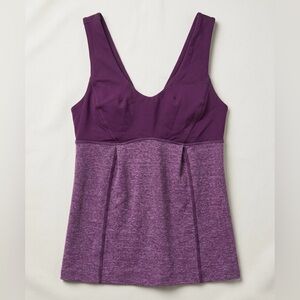 lululemon athletica Purple Two-Tone Tank Top